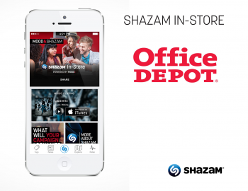 Day 233 : Office Depot utilise Shazam pour repérer ses clients en magasin.